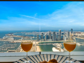 amazing full sea and palm view 58 floor